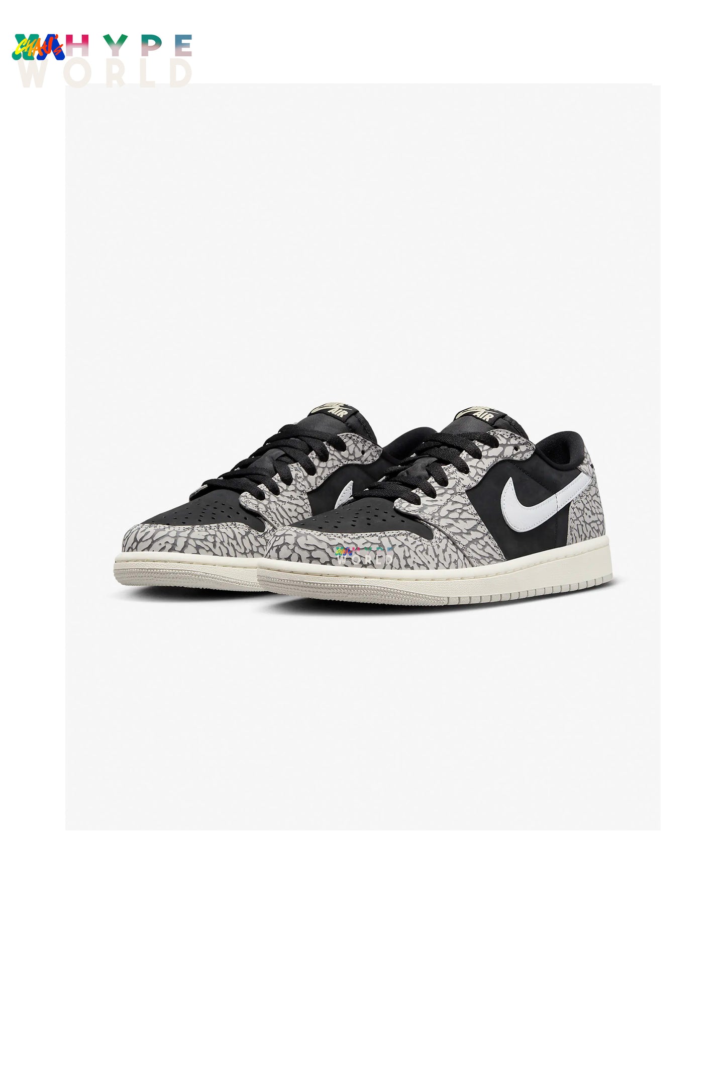 WMNS - Air Jordan 1 Low Retro OG "Black Cement" EUR 38.5 | US 7.5