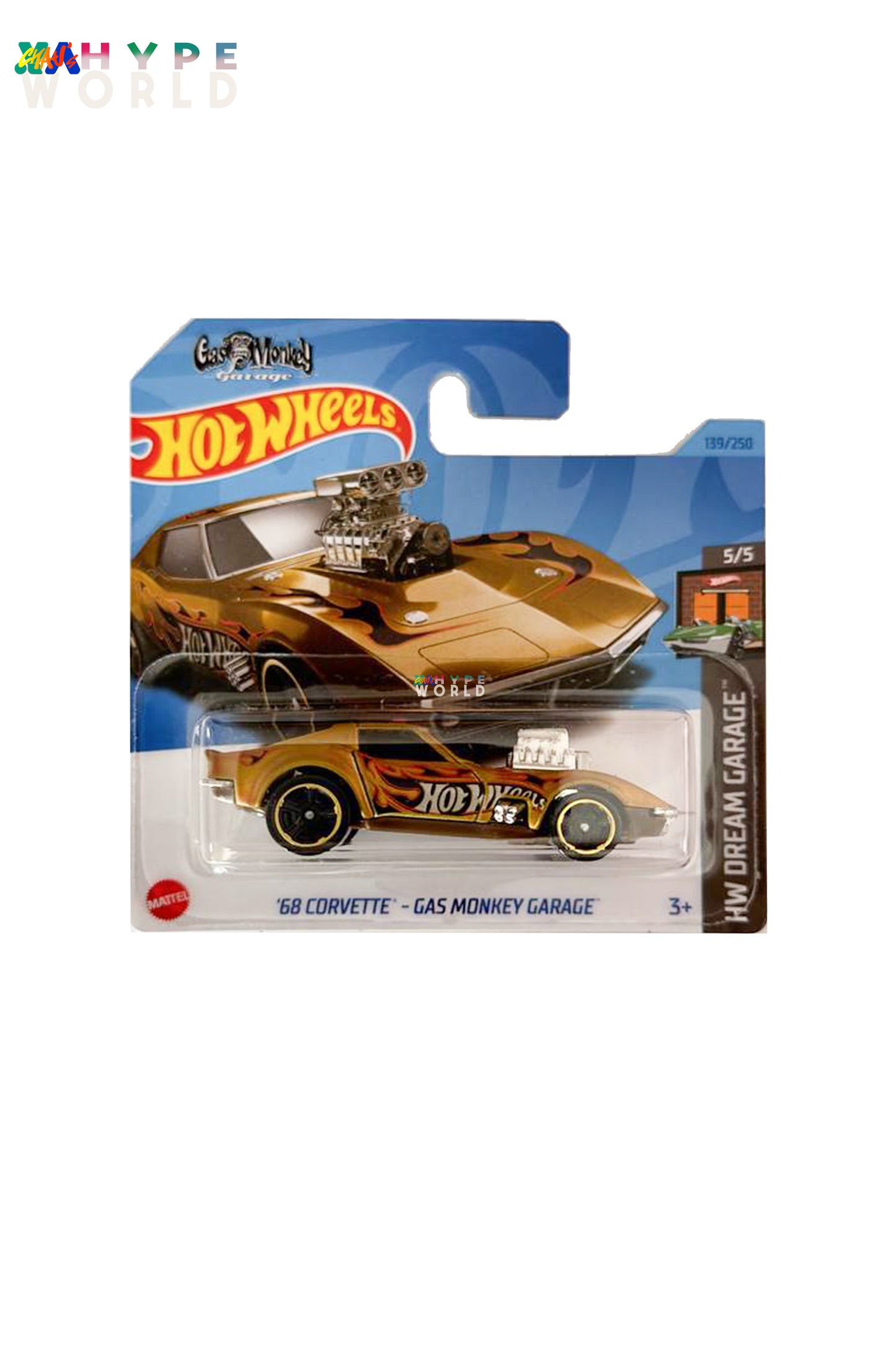 Hot Wheels '68 Corvette - Gas Monkey Garage