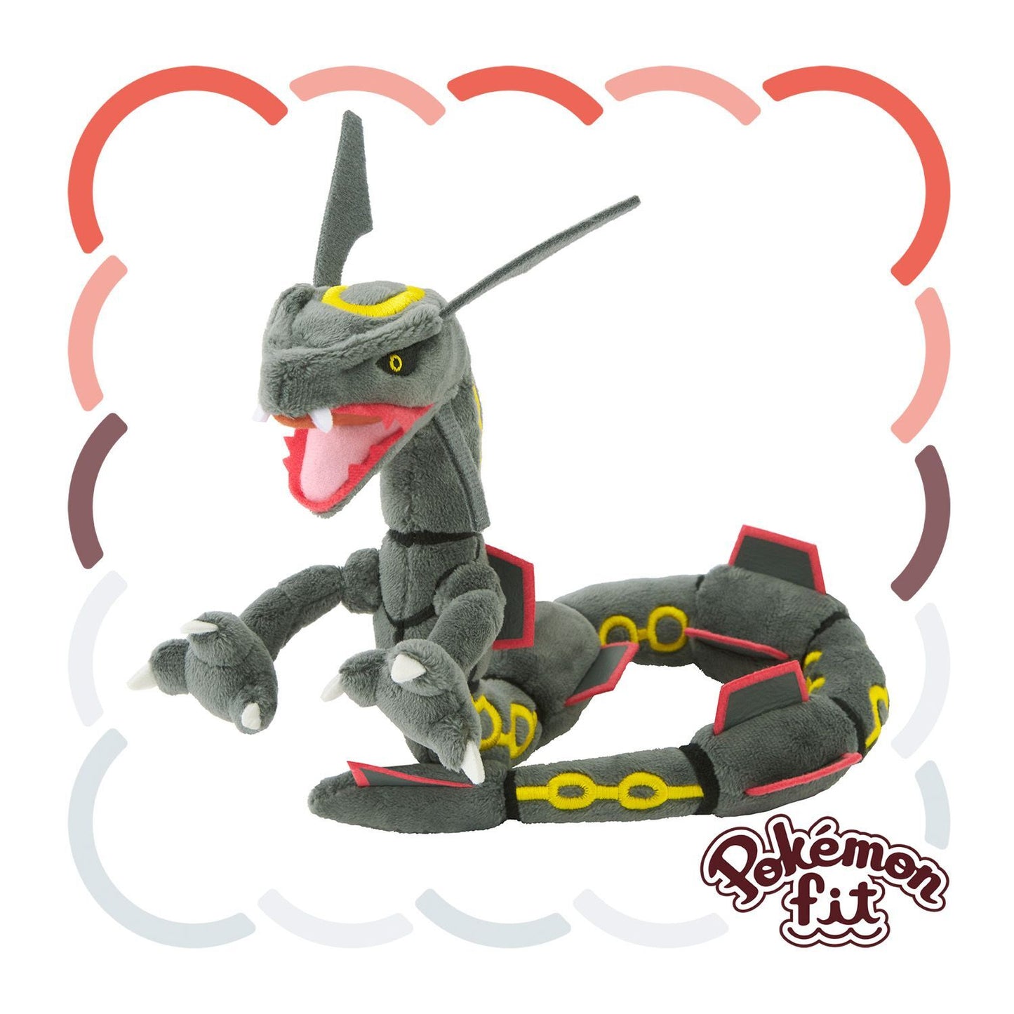 Pokémon Shiny Rayquaza Sitting Cuties Plush - 15 cm