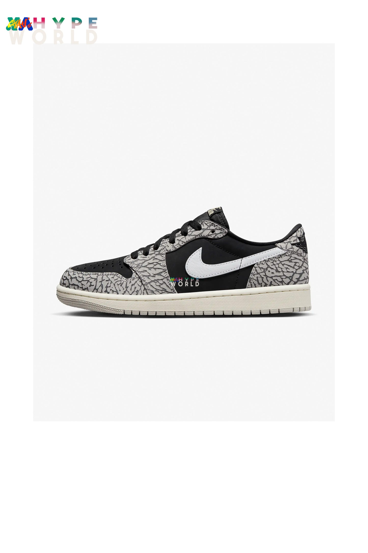WMNS - Air Jordan 1 Low Retro OG "Black Cement" EUR 38.5 | US 7.5