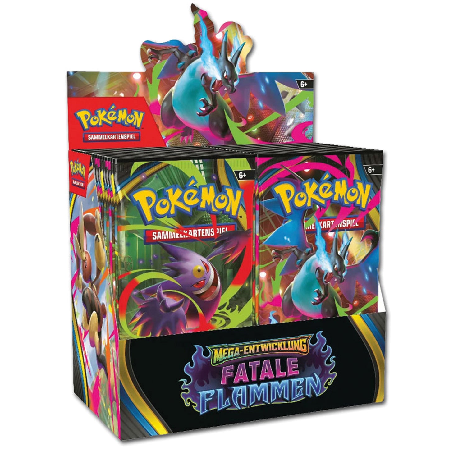 Pokémon Mega-Entwicklung: Fatale Flammen Booster Display -DE-
