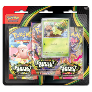 Pokémon Mega Evolution: Perfect Order 3-Pack Blister -EN-