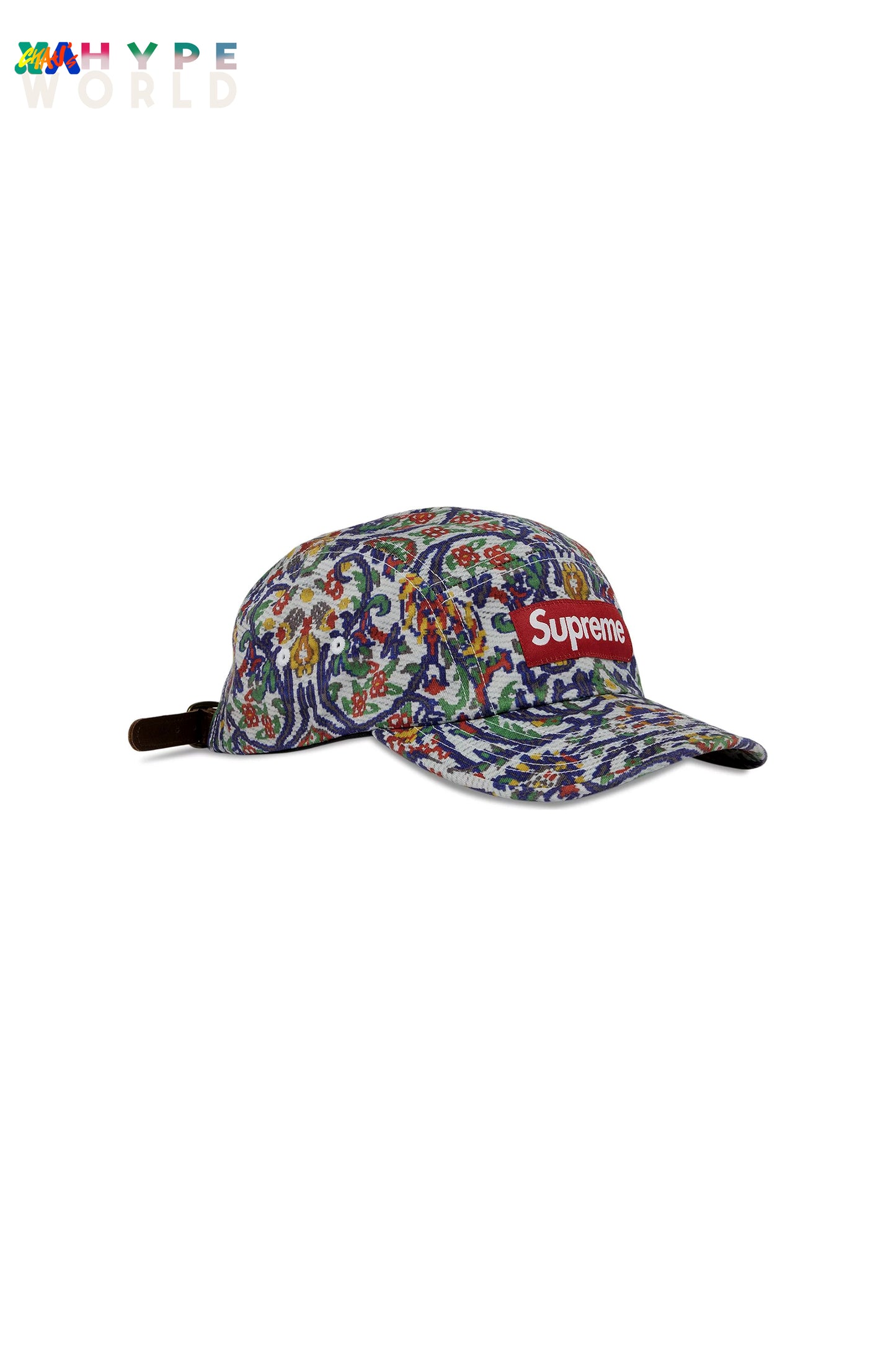Supreme Washed Chino Twill Camp Cap "TAPESTRY"'