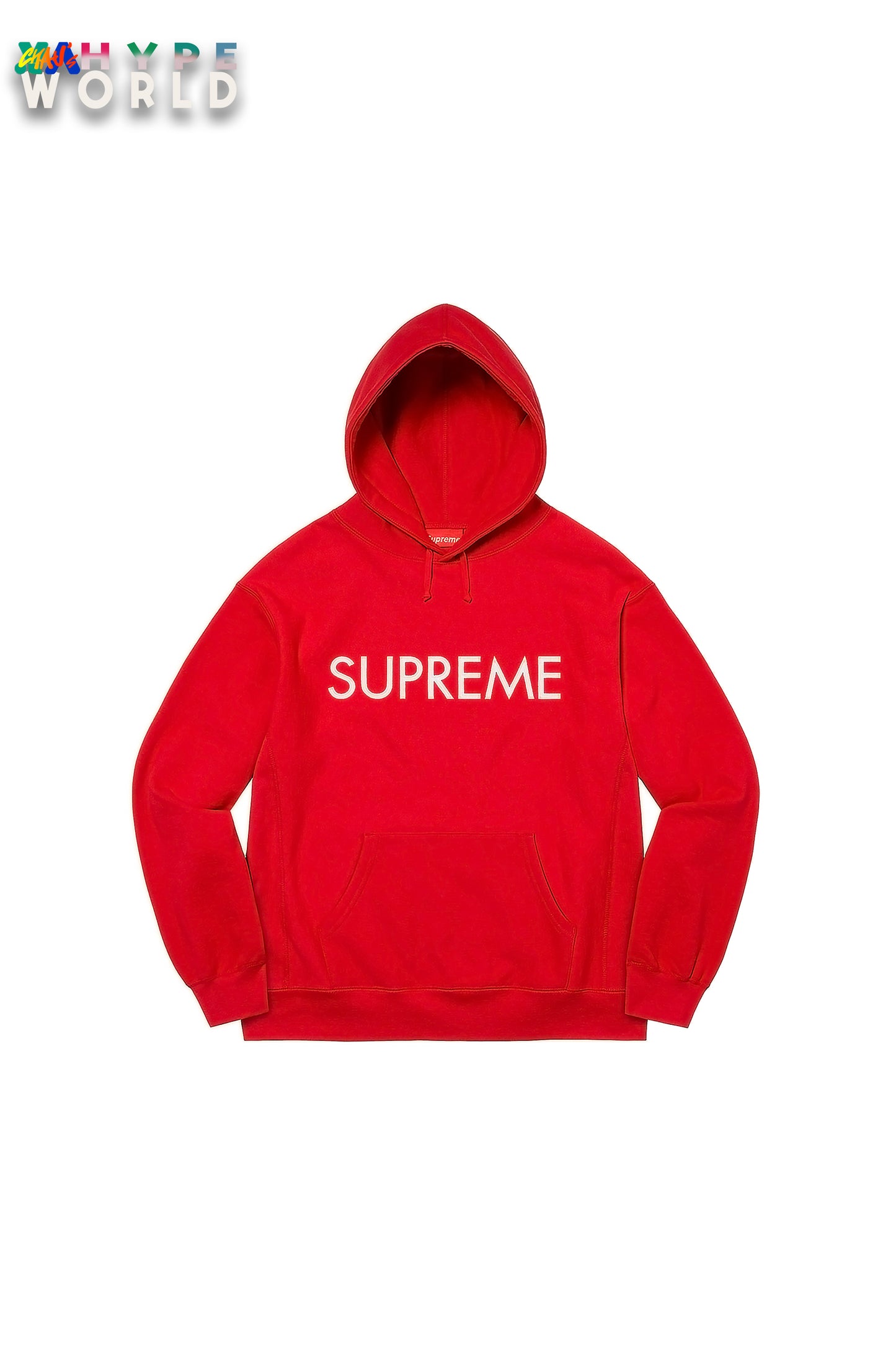 Supreme - CAPITAL HOODED - Red