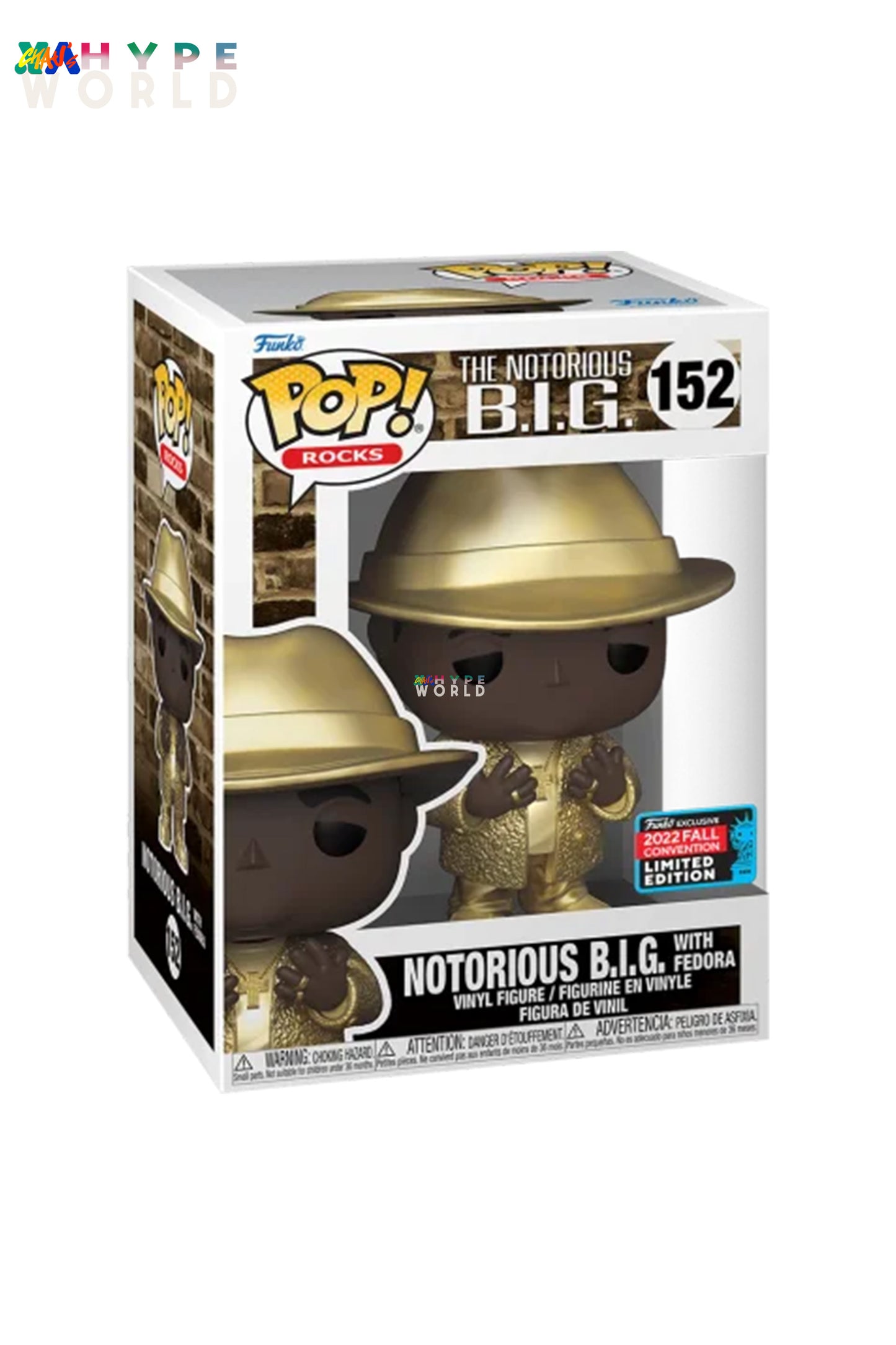 The Notorious B.I.G. with Fedora 152 [UV PREMIUM POP! PROTECTOR]