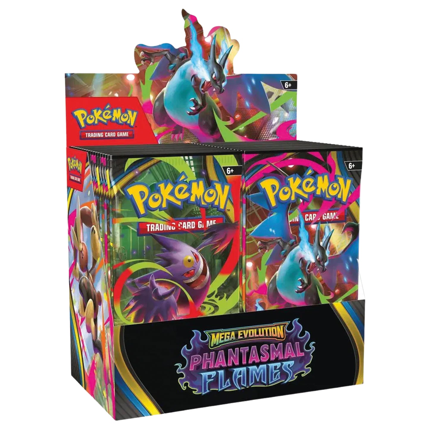 Pokémon Mega Evolution: Phantasmal Flames Booster Display -EN-