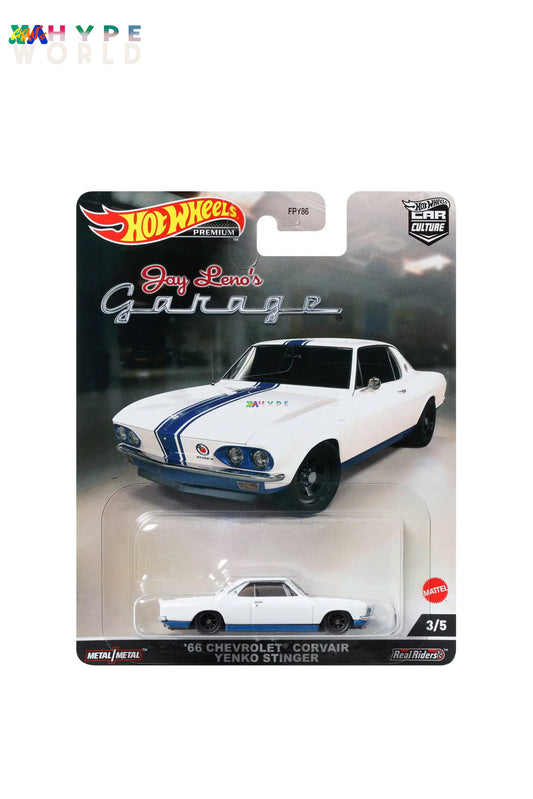 Hot Wheels Premium - 2022 Car Culture Jay Leno’s Garage '66 Chevrolet Corvair Yenko Stinger