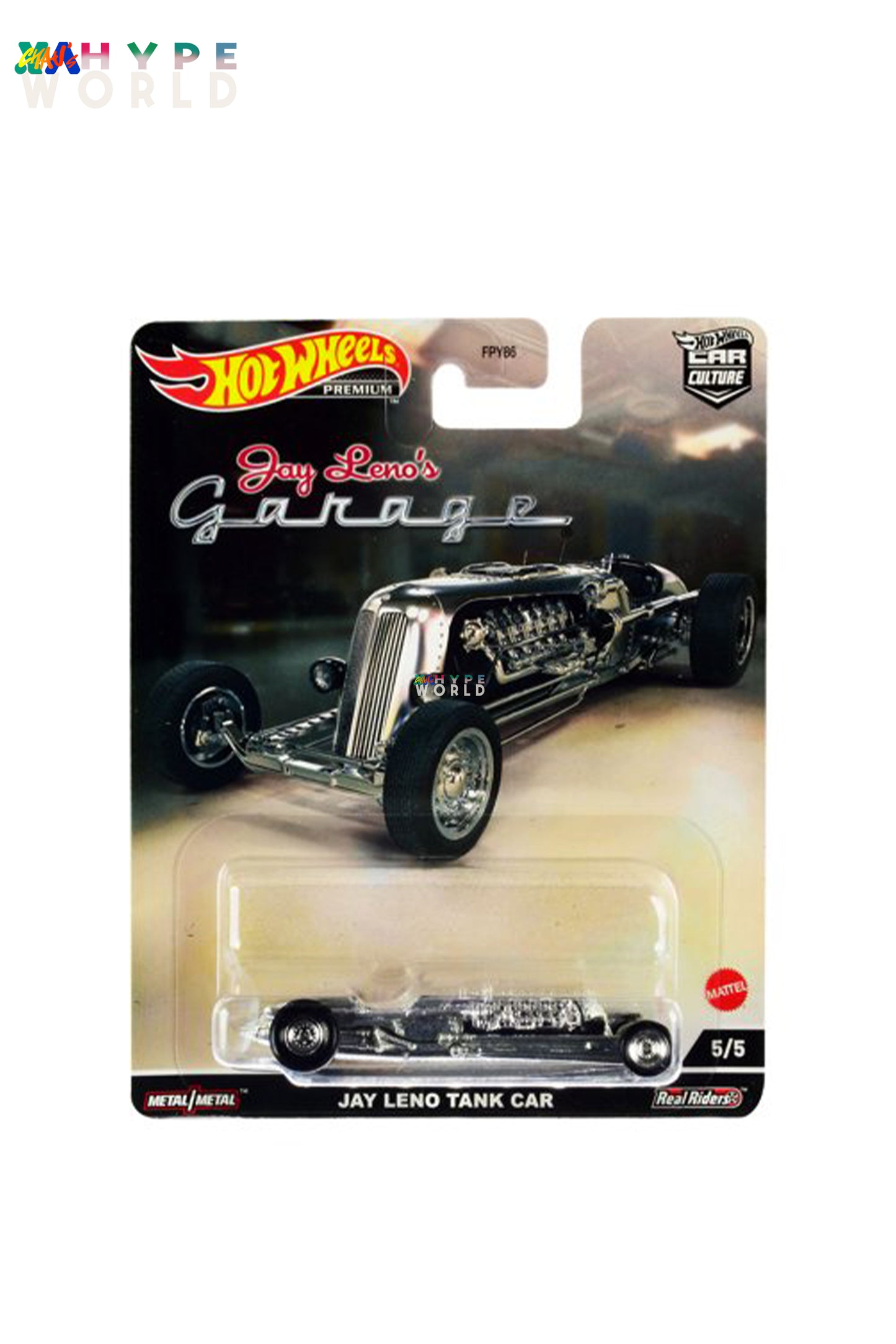 Hot Wheels Premium - 2022 Car Culture Jay Leno’s Garage Jay Leno Tank Car