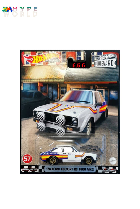 Hot Wheels Premium - 78 Ford Escort RS 1800 MK2