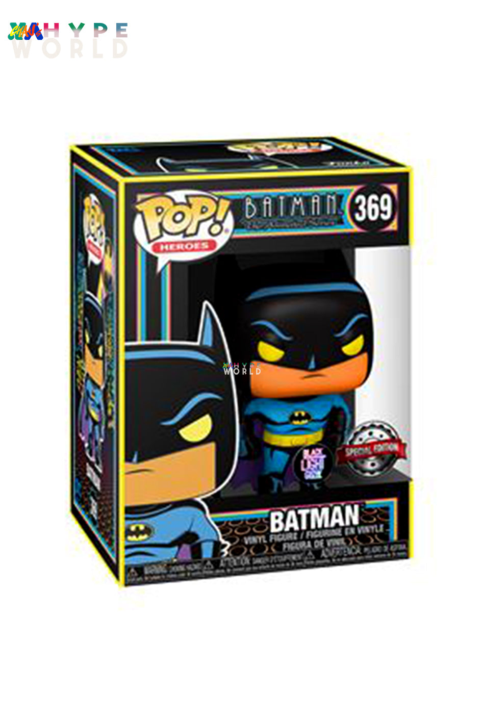 HEROES DC BATMAN BLACK LIGHT BLACK LIGHT GLOW SPEC. EDITION 369