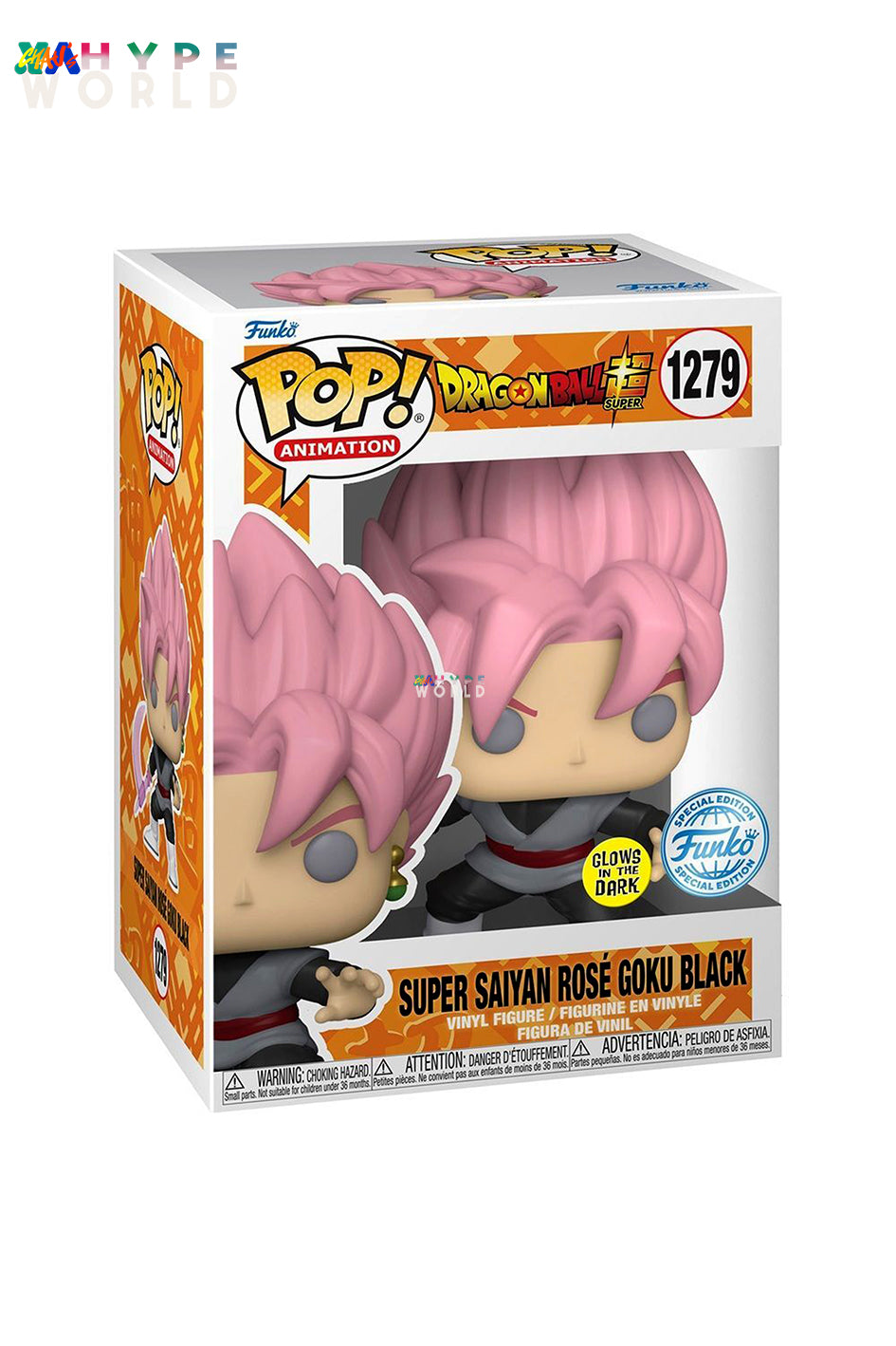 Dragon Ball Super Super Saiyan Rosé Goku Black 1279 (Glow in the dark) [Special Edition]