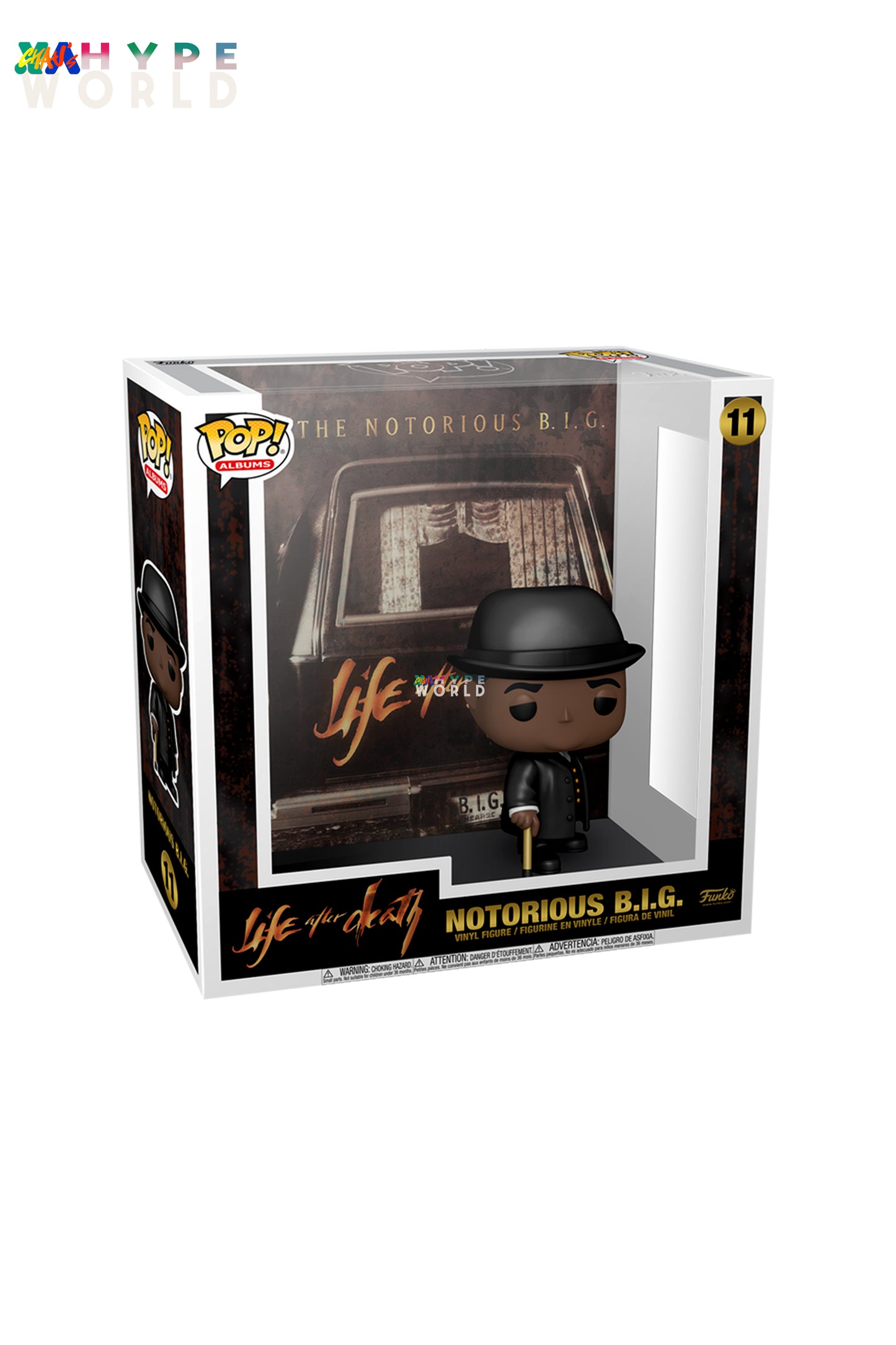 NOTORIOUS B.I.G. LIFE AFTER DEATH 3.75" POP VINYL FIGURE FUNKO 11 [Pop Albums]