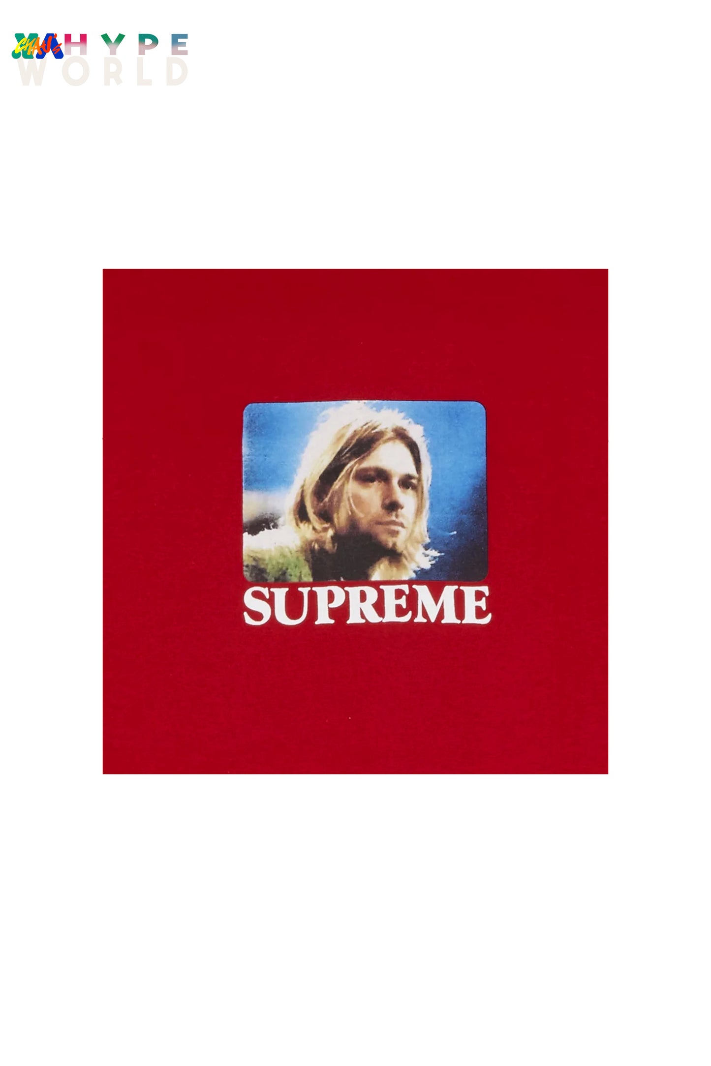 Supreme "Kurt Cobain" Red Tee