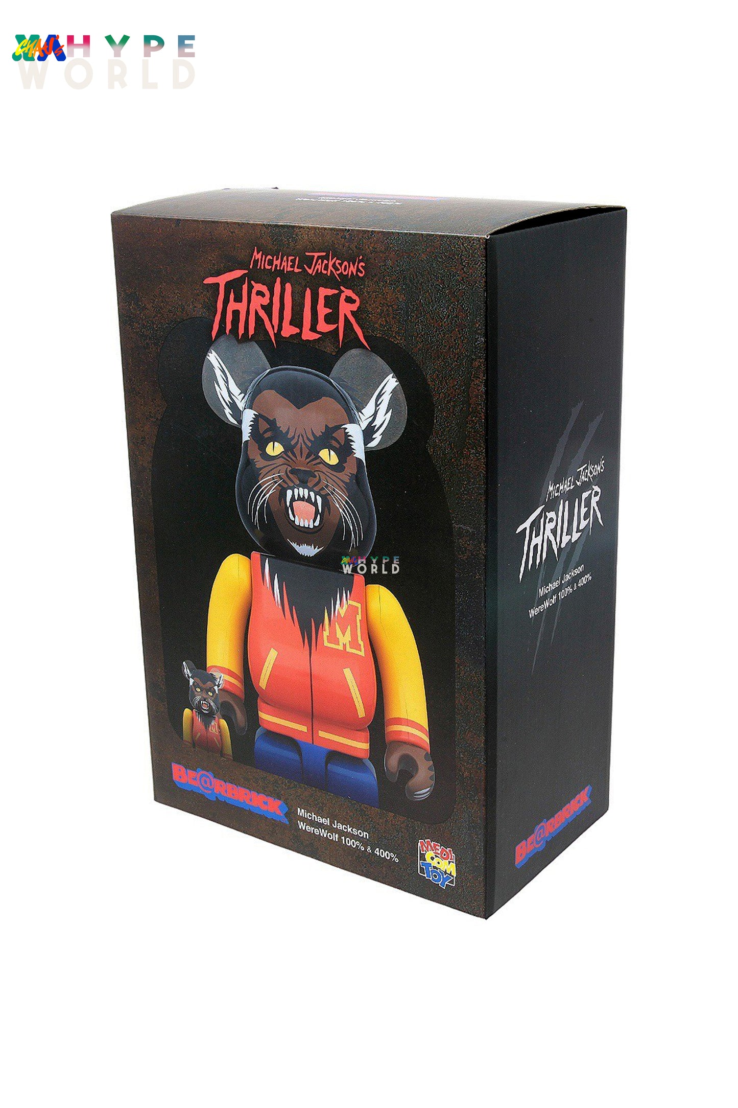 BE@RBRICK Michael Jackson Thriller WEREWOLF 100% & 400%